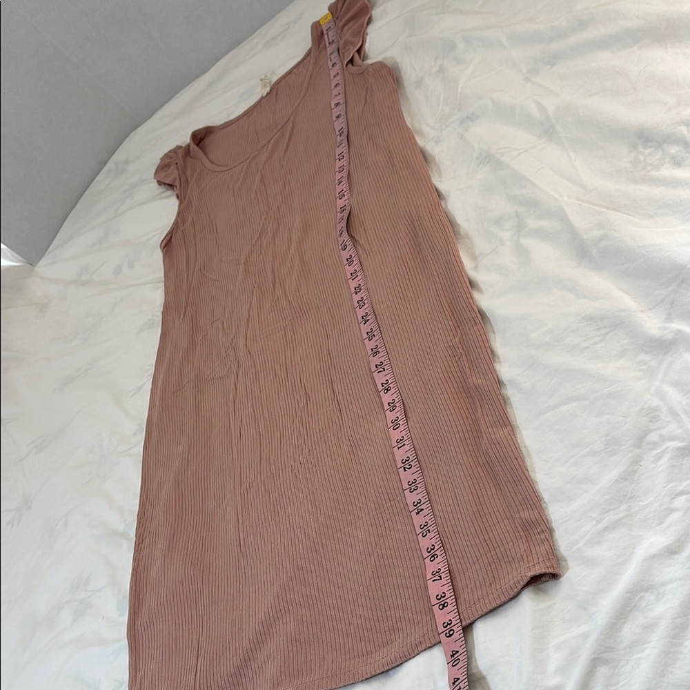 Hello MIZ Pink Ruffle Sleeve Dress - Picture 5 of 10